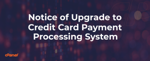 Thông báo nâng cấp hệ thống xử lý thẻ tín dụng